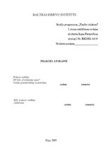 Prakses atskaite 'SIA "Valdemāra nami"', 1.