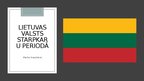 Prezentācija 'Lietuvas valsts starpkaru periodā', 1.