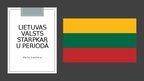 Prezentācija 'Lietuvas valsts starpkaru periodā', 1.
