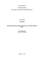 Konspekts 'Ē.Gofmanis "Sevis izrādīšana ikdienas dzīvē"', 1.