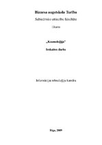 Konspekts 'Kosmoloģija', 1.