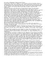 Eseja 'Organizational Design', 1.