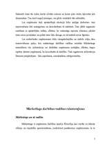 Referāts 'Mārketinga darbības vadības raksturojums', 2.