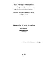 Konspekts 'Grāmatvedība, tās nozīme un prasības', 1.