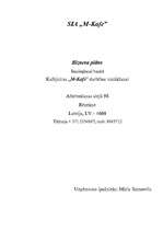 Biznesa plāns 'Biznesa plāns picērijas SIA „M-Kafe” darbības uzsākšanai', 5.