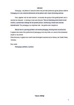 Referāts 'Produkcijas iepakojuma problēmas analīze', 3.