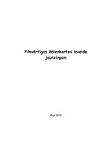 Referāts 'Pilnvērtīgas ēdienkartes izveide jaunzirgam', 1.