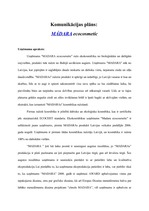 Konspekts 'Komunikācijas plāns', 2.