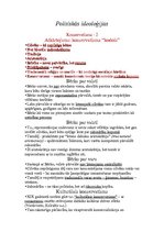 Konspekts 'Politiskās ideoloģijas. Konservatisms par valsti', 1.