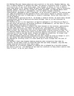 Eseja 'Stephen Hawking: Scientist, Human, Hero', 1.