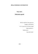 Konspekts 'Elektriskie aparāti', 1.