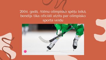 Prezentācija 'Ziemas sporta veida vēsture. Bendijs', 6.