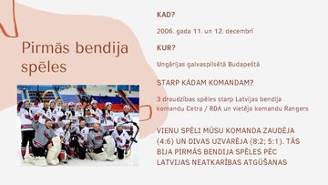Prezentācija 'Ziemas sporta veida vēsture. Bendijs', 8.