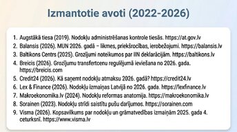 Prezentācija 'Kā uzņēmējam nekļūdīties ar nodokļiem Latvijā 2026. gadā', 14.
