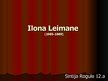 Prezentācija 'Ilona Leimane', 1.