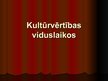 Prezentācija 'Kultūrvērtības viduslaikos', 1.