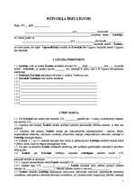 Paraugs 'Dzīvokļa īres līgums', 1.