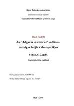 Referāts 'A/s “Jelgavas maiznieks” vadīšana mainīgas ārējās vides apstākļos', 1.