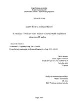 Konspekts 'Totalitāro valstu iespaida un starptautiskā saspīlējuma pieagumus 30-tajos gados', 1.