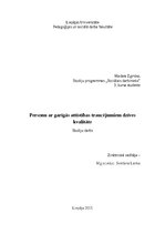 Referāts 'Personu ar garīgās attīstības traucējumiem dzīves kvalitāte', 1.