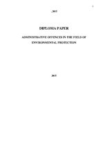 Diplomdarbs 'Administratīvie pārkāpumi vides aizsardzības jomā', 2.