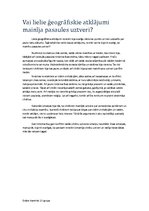 Eseja 'Vai lielie ģeogrāfiskie atklājumi mainīja pasaules uztveri', 1.