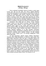 Eseja 'Mihails Ļermontovs', 1.