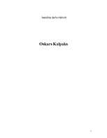 Referāts 'Oskars Kalpaks, viņa devums Latvijai', 1.