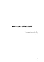 Referāts 'Veselības stāvoklis Latvijā', 1.