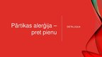 Prezentācija 'Alerģija pret pienu', 1.