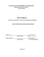 Referāts 'Mājas lapu analīze viesu mājām Zemgales reģionā', 1.