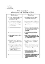 Konspekts 'Raiņa lugas "Jāzeps un viņa brāļu" un Bībeles sižeta salīdzinājums', 1.