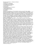 Eseja 'The English Reformation', 1.