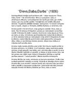 Konspekts 'Konspekts "Dievs. Daba. Darbs"', 1.