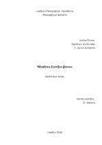 Eseja 'Mūsdienu Latvijas ģimene', 1.