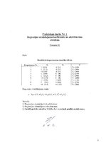 Paraugs 'Regresijas vienādojuma koeficientu un ekstrēmuma atrašana', 2.