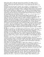 Eseja 'Communications Technology: Global Information Infrastructure', 6.