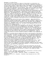 Eseja 'Management in the Near Future', 1.