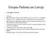 Prezentācija 'Eiropas Padome un Latvija', 1.