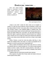 Eseja 'Tradīcijas nemainās', 1.