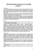 Referāts 'Mikrobioloģiskais piesārņojums', 6.
