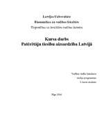 Referāts 'Patērētāju tiesību aizsardzība Latvijā', 1.