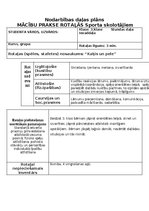 Konspekts 'Rotaļa "Kaķis un pele"', 1.