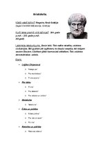Konspekts 'Apraksts par Aristoteli', 1.