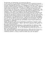 Eseja 'Benefits of Incorporating a Company', 1.