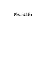 Referāts 'Rietumāfrika', 1.
