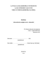 Referāts 'Alternatīvais enerģijas avots - ūdeņradis', 1.