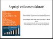 Prezentācija 'Septiņi veiksmes faktori sociālās uzņēmējdarbības stratēģijā', 4.