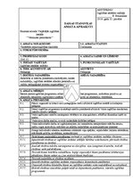 Paraugs 'Amata apraksts vispārējās pamatizglītības pedagogam', 1.