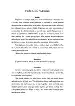 Referāts 'Paulu Koelju "Alķīmiķis"', 1.